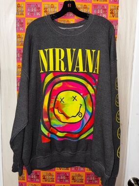 UO- NIRVANA oversized sweatshirt